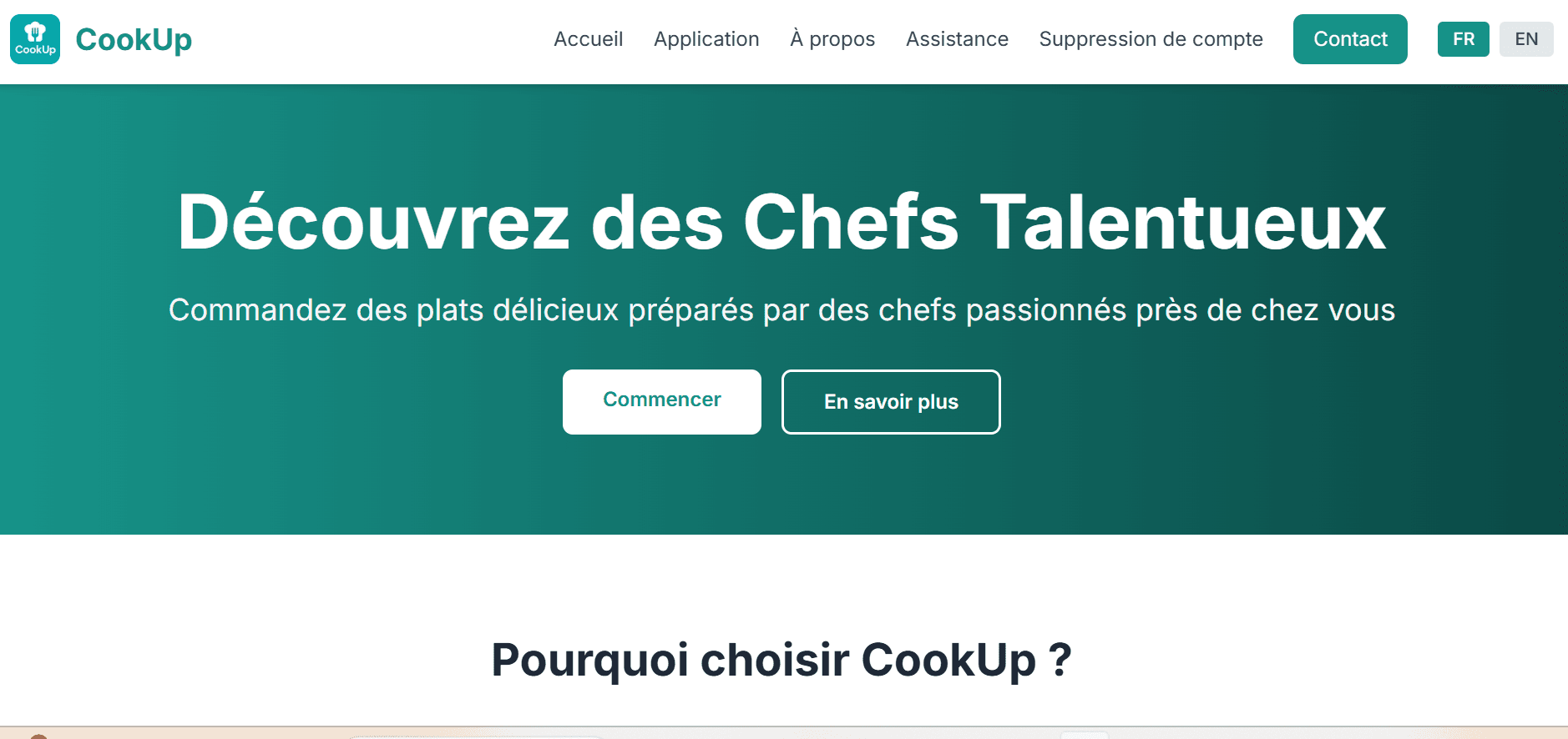 Application mobile Cookup